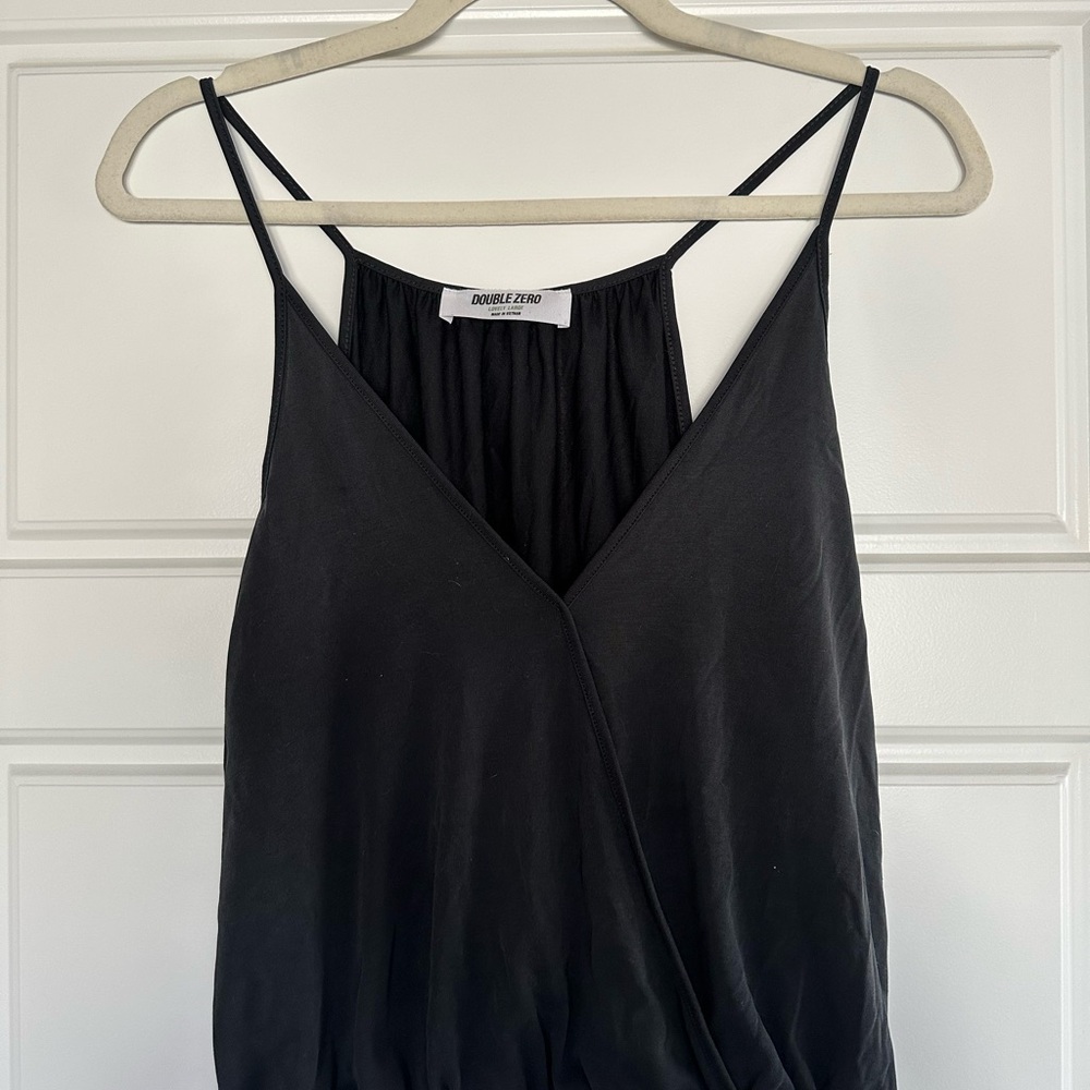 Double Zero Black Camisole Top